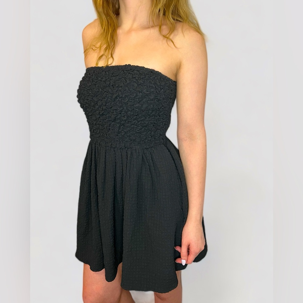 AE Smocked Popcorn Mini Dress, Size XS